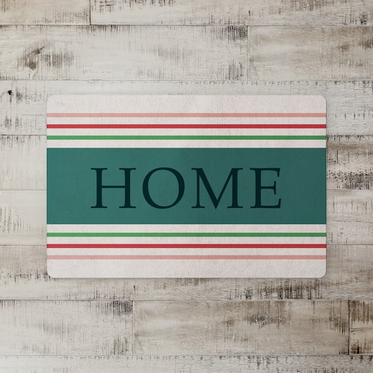 Striped Home Floor Mat